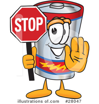 Stop Sign Clipart #28047 by Mascot Junction