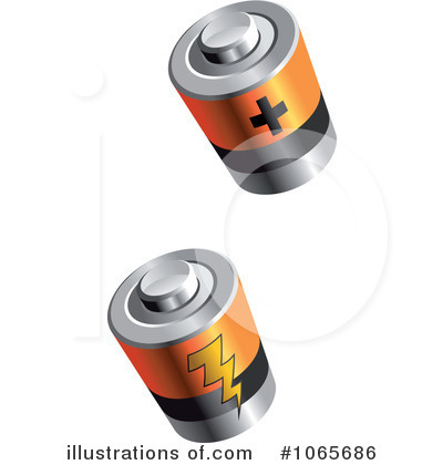 Royalty-Free (RF) Battery Clipart Illustration by Vector Tradition SM - Stock Sample #1065686
