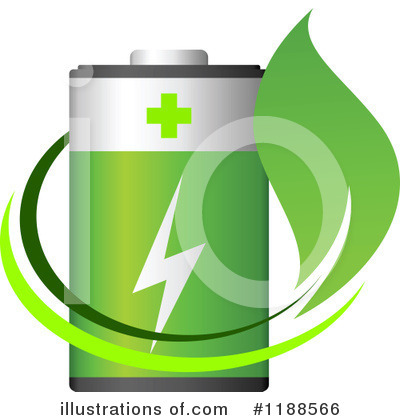 Royalty-Free (RF) Battery Clipart Illustration by Vector Tradition SM - Stock Sample #1188566