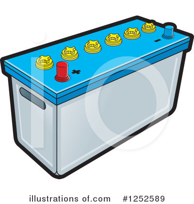 Royalty-Free (RF) Battery Clipart Illustration by Lal Perera - Stock Sample #1252589