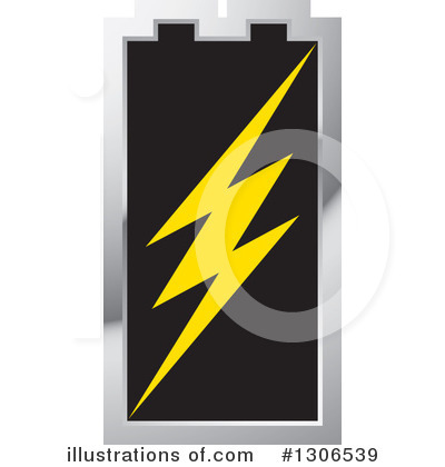 Royalty-Free (RF) Battery Clipart Illustration by Lal Perera - Stock Sample #1306539