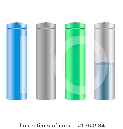 Royalty-Free (RF) Battery Clipart Illustration by vectorace - Stock Sample #1363934