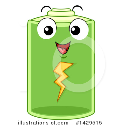 Royalty-Free (RF) Battery Clipart Illustration by BNP Design Studio - Stock Sample #1429515