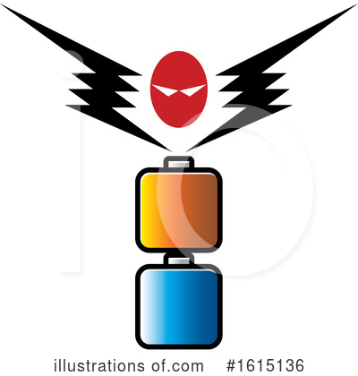 Royalty-Free (RF) Battery Clipart Illustration by Lal Perera - Stock Sample #1615136