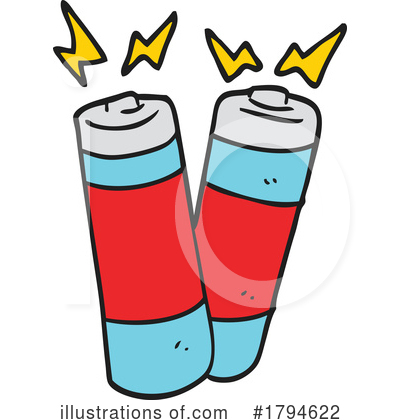 Batteries Clipart #1794622 by lineartestpilot