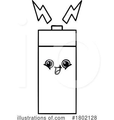 Royalty-Free (RF) Battery Clipart Illustration by lineartestpilot - Stock Sample #1802128