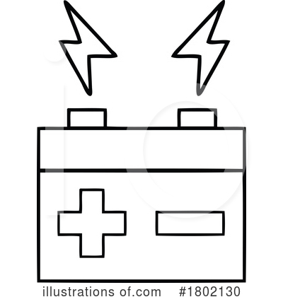 Royalty-Free (RF) Battery Clipart Illustration by lineartestpilot - Stock Sample #1802130