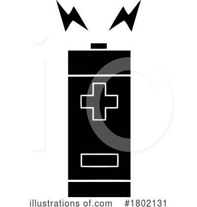 Royalty-Free (RF) Battery Clipart Illustration by lineartestpilot - Stock Sample #1802131