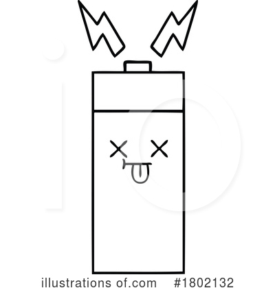Royalty-Free (RF) Battery Clipart Illustration by lineartestpilot - Stock Sample #1802132