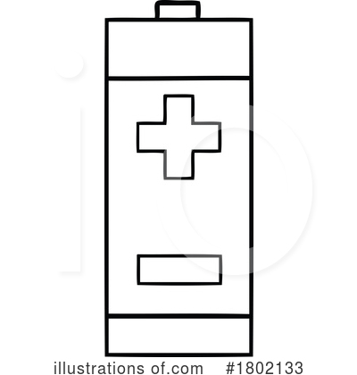 Royalty-Free (RF) Battery Clipart Illustration by lineartestpilot - Stock Sample #1802133