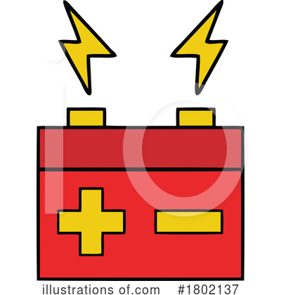 Royalty-Free (RF) Battery Clipart Illustration by lineartestpilot - Stock Sample #1802137