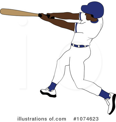 Baseball Player Clipart #1074623 by Pams Clipart