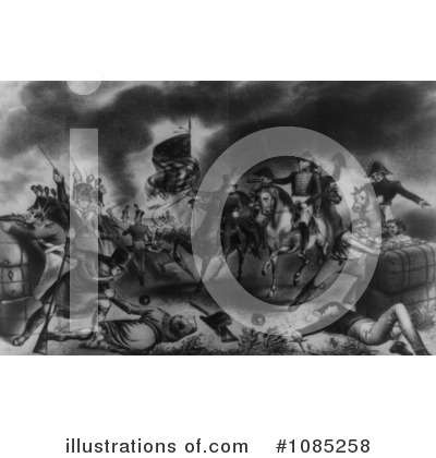 Royalty-Free (RF) Battle Clipart Illustration by JVPD - Stock Sample #1085258