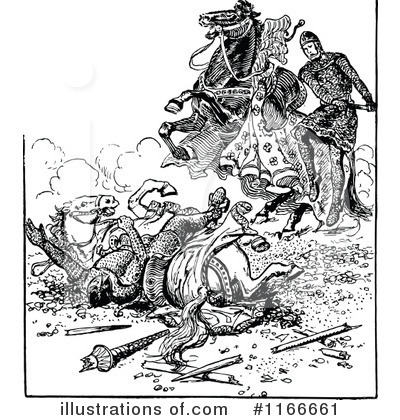 Royalty-Free (RF) Battle Clipart Illustration by Prawny Vintage - Stock Sample #1166661