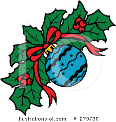 Holly Clipart #1279730 by Vector Tradition SM