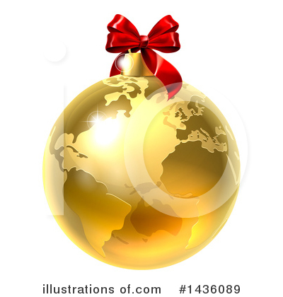 Christmas Ornaments Clipart #1436089 by AtStockIllustration