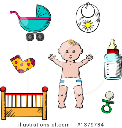 Royalty-Free (RF) Bbaby Clipart Illustration by Vector Tradition SM - Stock Sample #1379784