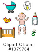 Bbaby Clipart #1379784 by Vector Tradition SM