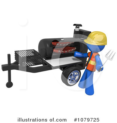 Royalty-Free (RF) Bbq Clipart Illustration by Leo Blanchette - Stock Sample #1079725