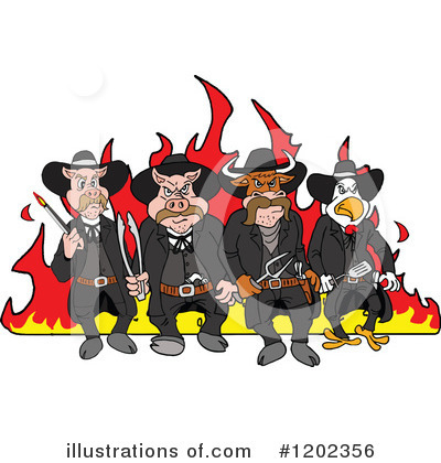 Wild West Clipart #1202356 by LaffToon