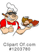 Bbq Clipart #1203780 by LaffToon