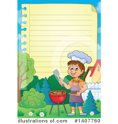 Royalty-Free (RF) Bbq Clipart Illustration by visekart - Stock Sample #1407760