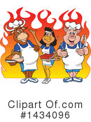 Bbq Clipart #1434096 by LaffToon