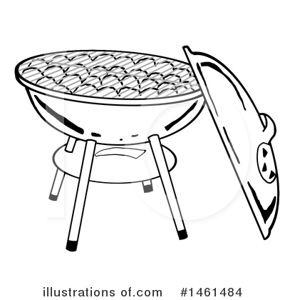 Royalty-Free (RF) Bbq Clipart Illustration by LaffToon - Stock Sample #1461484