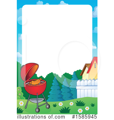 Royalty-Free (RF) Bbq Clipart Illustration by visekart - Stock Sample #1585945