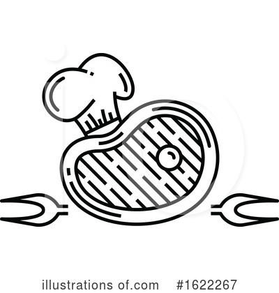 Chef Hat Clipart #1622267 by Vector Tradition SM
