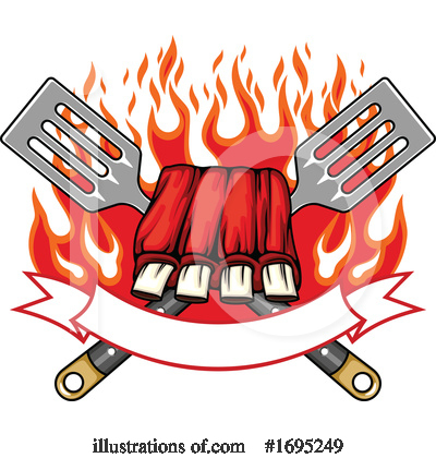 Bbq Clipart #1695249 by Vector Tradition SM