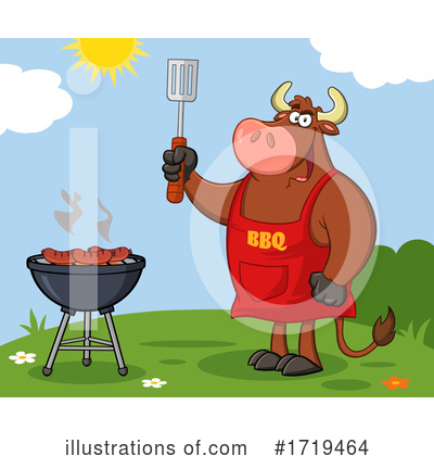 Royalty-Free (RF) Bbq Clipart Illustration by Hit Toon - Stock Sample #1719464