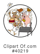 Bbq Clipart #40219 by LaffToon