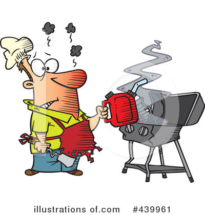 Royalty-Free (RF) Bbq Clipart Illustration by toonaday - Stock Sample #439961