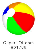 Beach Ball Clipart #61788 by ShazamImages