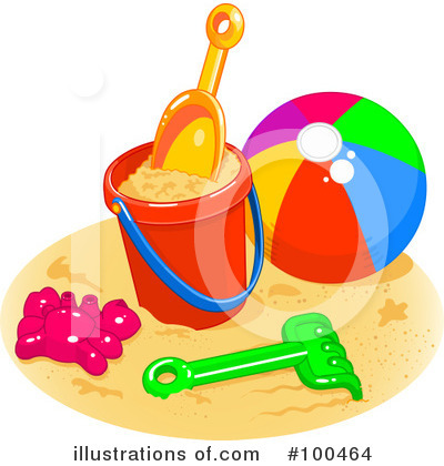 Beach Bucket Clipart #100464 by Pushkin