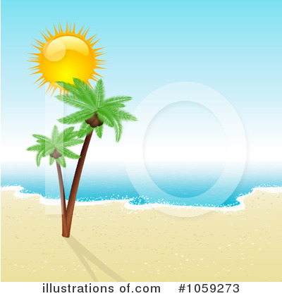 Royalty-Free (RF) Beach Clipart Illustration by KJ Pargeter - Stock Sample #1059273