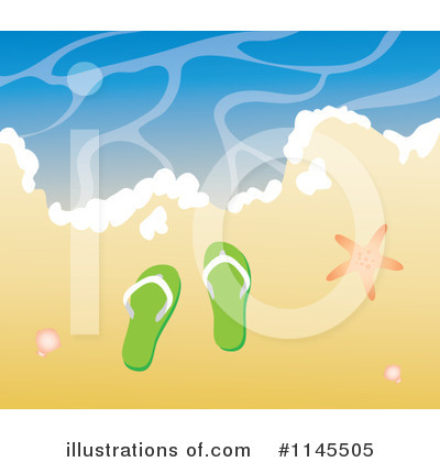 Royalty-Free (RF) Beach Clipart Illustration by Rosie Piter - Stock Sample #1145505