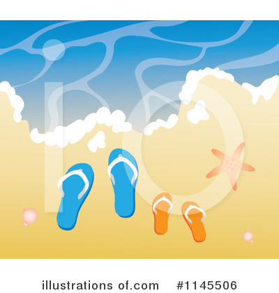Royalty-Free (RF) Beach Clipart Illustration by Rosie Piter - Stock Sample #1145506