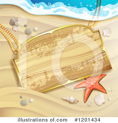Royalty-Free (RF) Beach Clipart Illustration by merlinul - Stock Sample #1201434