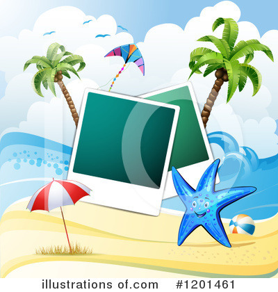 Royalty-Free (RF) Beach Clipart Illustration by merlinul - Stock Sample #1201461