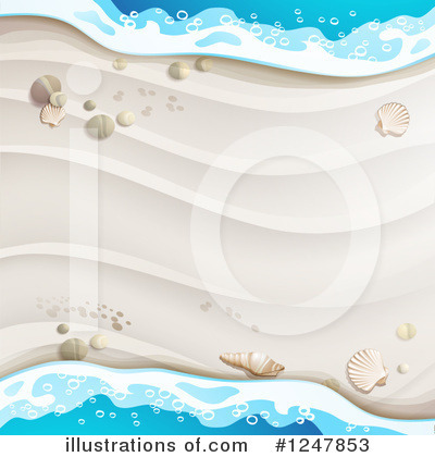 Royalty-Free (RF) Beach Clipart Illustration by merlinul - Stock Sample #1247853