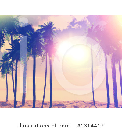 Royalty-Free (RF) Beach Clipart Illustration by KJ Pargeter - Stock Sample #1314417