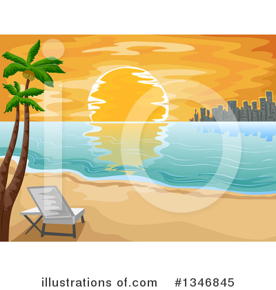 Palm Trees Clipart #1346845 by BNP Design Studio