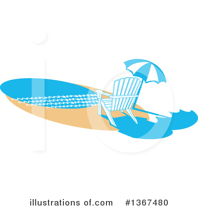 Royalty-Free (RF) Beach Clipart Illustration by Andy Nortnik - Stock Sample #1367480