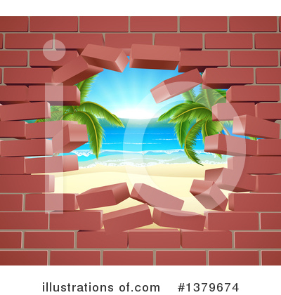 Royalty-Free (RF) Beach Clipart Illustration by AtStockIllustration - Stock Sample #1379674