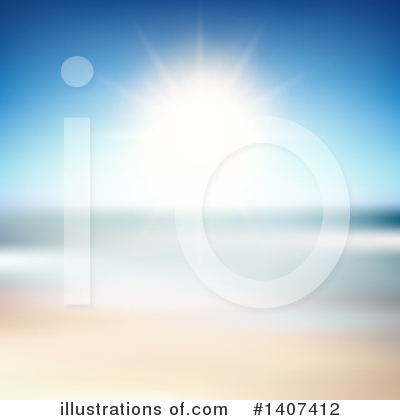 Royalty-Free (RF) Beach Clipart Illustration by KJ Pargeter - Stock Sample #1407412