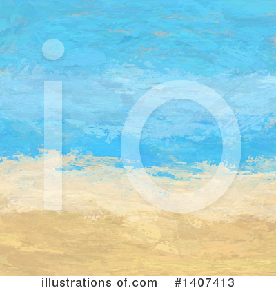 Royalty-Free (RF) Beach Clipart Illustration by KJ Pargeter - Stock Sample #1407413