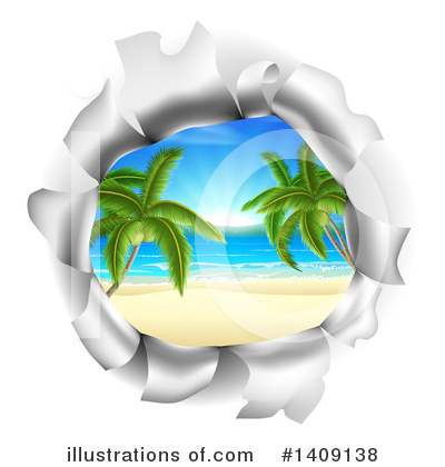 Royalty-Free (RF) Beach Clipart Illustration by AtStockIllustration - Stock Sample #1409138