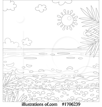 Seascape Clipart #1706239 by Alex Bannykh